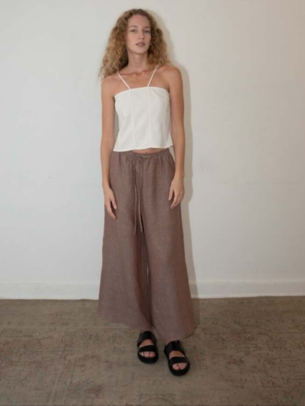 Zii Ropa Raf Wide Leg Pant In Arbutus - Picture 4 of 16